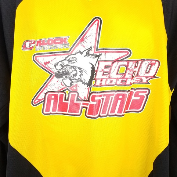 Block Alternatives Other - Echo Inline Hockey All Stars Mens L Jersey Yellow